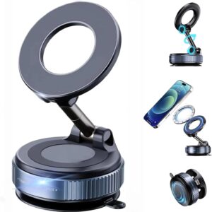 Zerentia manual vacuum phone holder twist lock mount